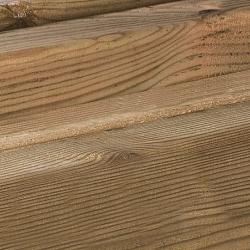 Grenen geschaafd plankenscherm 21-planks 15 mm, 180x180 cm, verticaal recht, groen geïmpregneerd