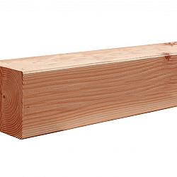 Douglas geschaafde paal duplo verlijmd 14x14x300 cm, onbehandeld
