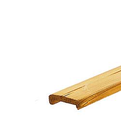 Vuren geschaafde afdeklat met sponning (5.2 cm) 1.9x7x181.5 cm t.b.v. recht en toogscherm, groen geïmpregneerd