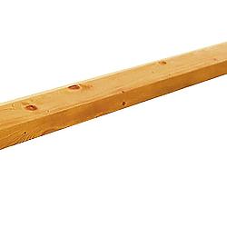 Grenen geschaafde afdekkap met sponning (6.2 cm) 3.5x8.5x180 cm t.b.v. rechtscherm, groen geïmpregneerd