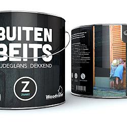 Douglas buiten beits 2.5 liter, grijs RAL 7037
