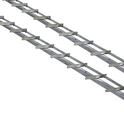 DHZ shutter framewerk, 2 stuks 165 cm t.b.v. 14 planken