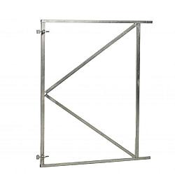 Verstelbaar stalen poortframe 150x155 cm, vuurverzinkt