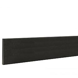 Betonplaat glad 24x3.5x224 cm, antraciet, gecoat