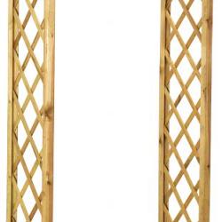 Rozenboog rond, Doorgangsbreedte 120 cm, groen geïmpregneerd