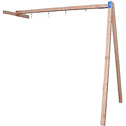 Douglas schommelaanbouw t.b.v. speeltoestel Bonobo, kleurloos geïmpregneerd.