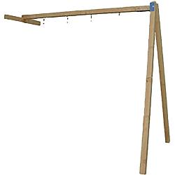 Douglas schommelaanbouw t.b.v. speeltoestel Bonobo, groen geïmpregneerd.