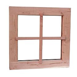 Douglas vast raam Prestige met dubbelglas, 66.4x66.4 cm, onbehandeld