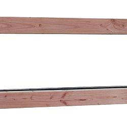 Douglas vast raam (zijlicht) Prestige met dubbelglas, 138.4x48.4 cm, onbehandeld