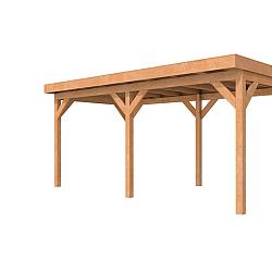 Douglasvision buitenverblijf Comfort 500x270 cm, kleurloos geïmpregneerd