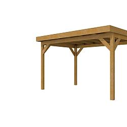 Douglasvision buitenverblijf Comfort 400x270 cm, groen geïmpregneerd