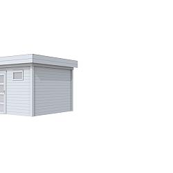 Vuren Topvision Tapuit, 300x300 cm, lichtgrijs gespoten