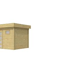 Vuren Topvision Premium Bonte Kraai, 300x250 cm, groen geïmpregneerd.