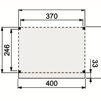 Douglasvision buitenverblijf Comfort 400x270 cm, kleurloos geïmpregneerd