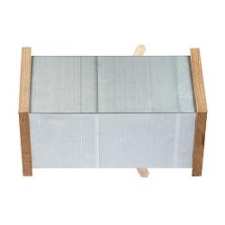 Voedertafel eiken rechthoek d57h110b57