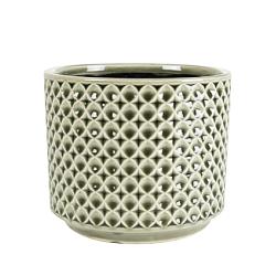 Pot thies d19h17cm olijfgroen