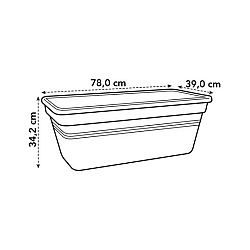 Bak gb garden xxl d80cm liv black
