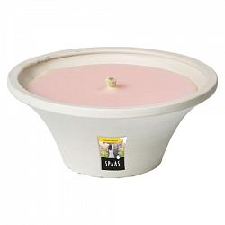 Vlamschaal wit d18h7,5 summer blossom