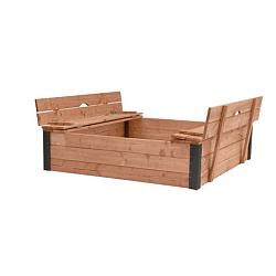 Douglas Zandbak Roy met deksel/zitbank 120x120x30 cm