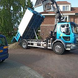 6 m3 ophoogzand losgestort inclusief transport*