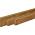 Grenen geschaafde regel 4.4x6.8x240 cm, groen geïmpregneerd
