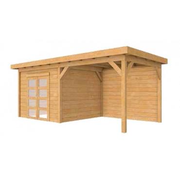Douglas Topvision Roek, 298x298 en luifel 300 cm, kleurloos geïmpregneerd