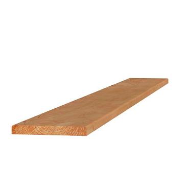 Douglas plank 1 zijde geschaafd, 1 zijde fijnbezaagd 2.8x19.5x500 cm, onbehandeld