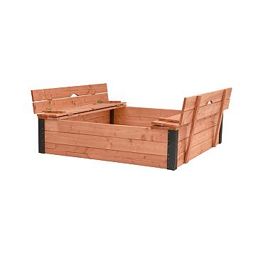 Douglas Zandbak Roy met deksel/zitbank 120x120x30 cm