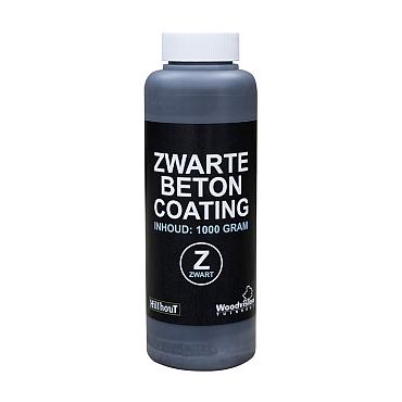 Betoncoating zwart, in plastic fles (1 liter)