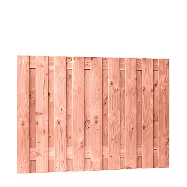 Douglas geschaafd plankenscherm 19-planks 16 mm, 180x130 cm, onbehandeld