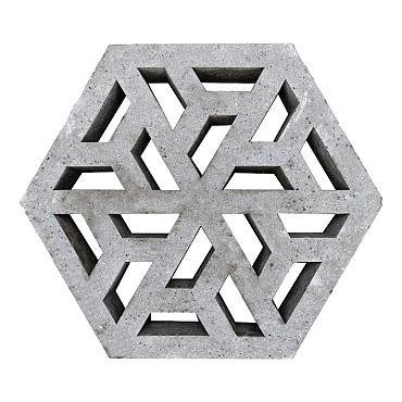 Eco Tegel Waterpasserend 37,5x37,5x7 cm Grijs