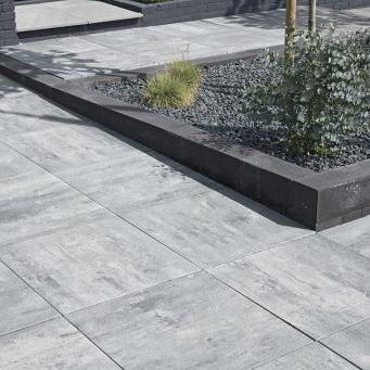 Geimpregneerd  Geborsteld SE Port Lligat SEmtt PL 32 grijs Gevlamd 60x60x4 cm