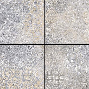 Cerasun Catania Decor Blue 60x60x4 cm