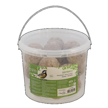 Vetbollen zonder net 20st in emmer