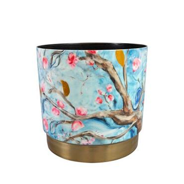 Pot blossom d26h25cm blauw