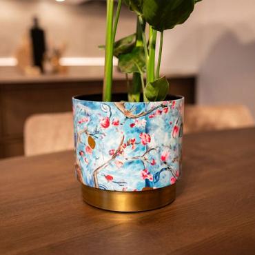 Pot blossom d26h25cm blauw