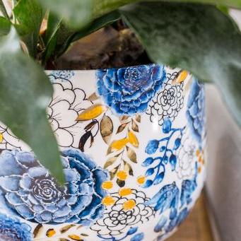 Pot dutch d33h28cm blue
