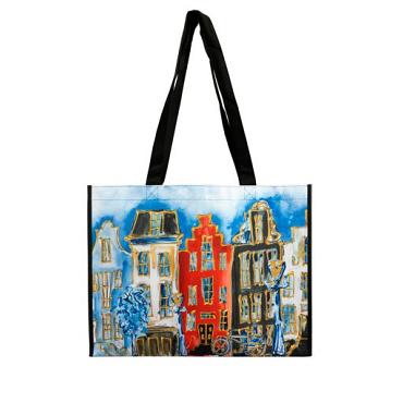 Tas canalhouses red 40x12x32cm