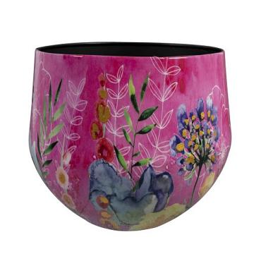 Pot fiesta d33h28cm fuchdia