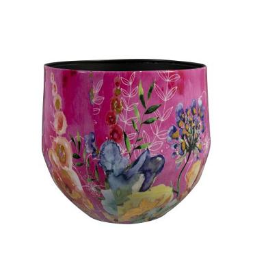 Pot fiesta d28h25cm fuchsia