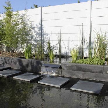 Linea block Excell 15x15x60 cm Black Nero