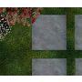 Ceramica Terrazza 59,5x59,5x2 cm Limestone Anthracite