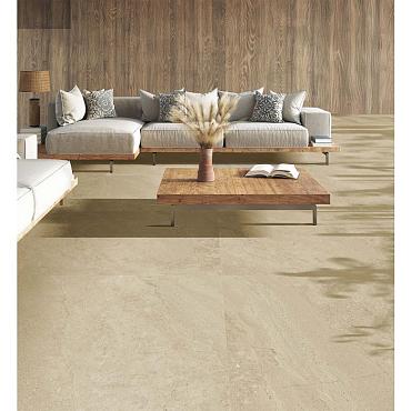 Keramische tegel Belluno Sand 90x90x3 cm