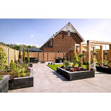 Cera3line Lux & Dutch 90x90x3 cm Bologna Dark Grey