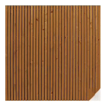 Elephant schutting Stripes Black bruin verduurzaamd vuren 179x179 cm