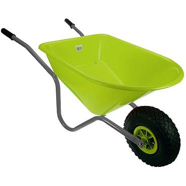 Kinderkruiwagen lime/grijs