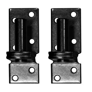 Duim zwart 16 mm t.b.v. poort, per 2 stuks