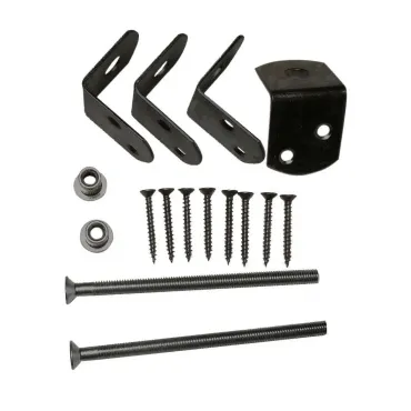 Uni-beslag t.b.v. lichtgewicht betonpaal 8.5x8.5 cm, RVS