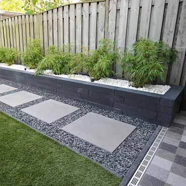 Betonbiels 12x20x120 cm Antraciet