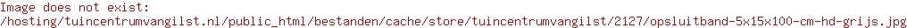 Opsluitband 5x15x100 cm hd Grijs